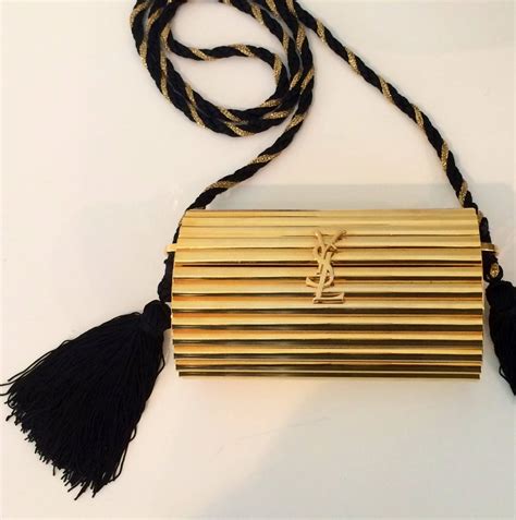 ysl clutch black gold|ysl clutch and evening.